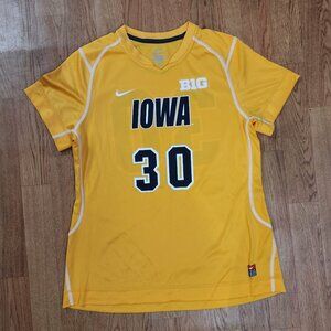 Iowa Hawkeyes Game Worn Soccer Jersey Big 10 Women #30 Sz. L